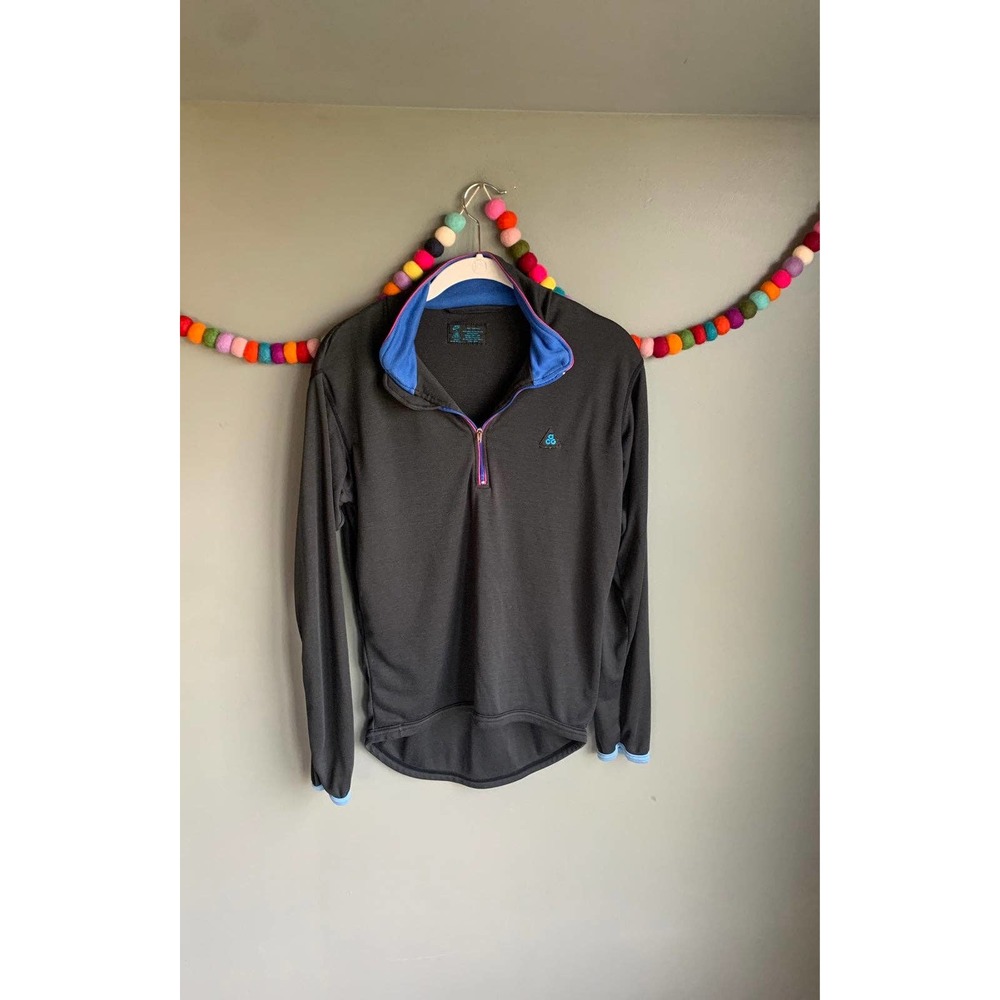 Vtg 90s Nike ACG Thermax ski base layer. 1/4 zip